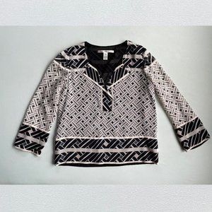 Diane Von Furstenberg Vintage Silk Nadeen Blouse